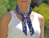 Cooling Tie - Blue Bandana