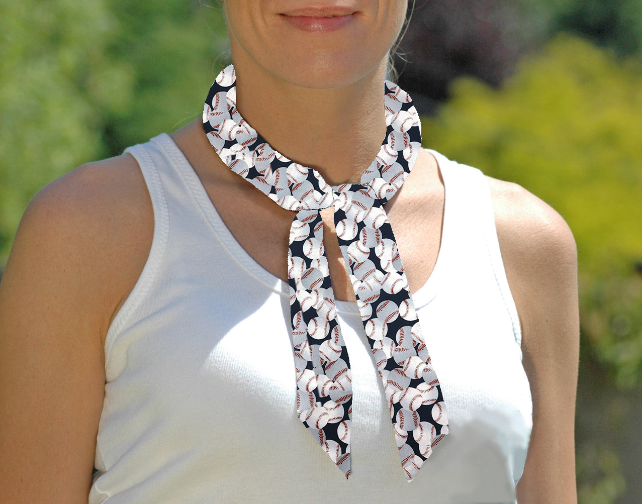 Cooling Tie - Baseball