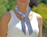 Cooling Tie -  Indigo Batik