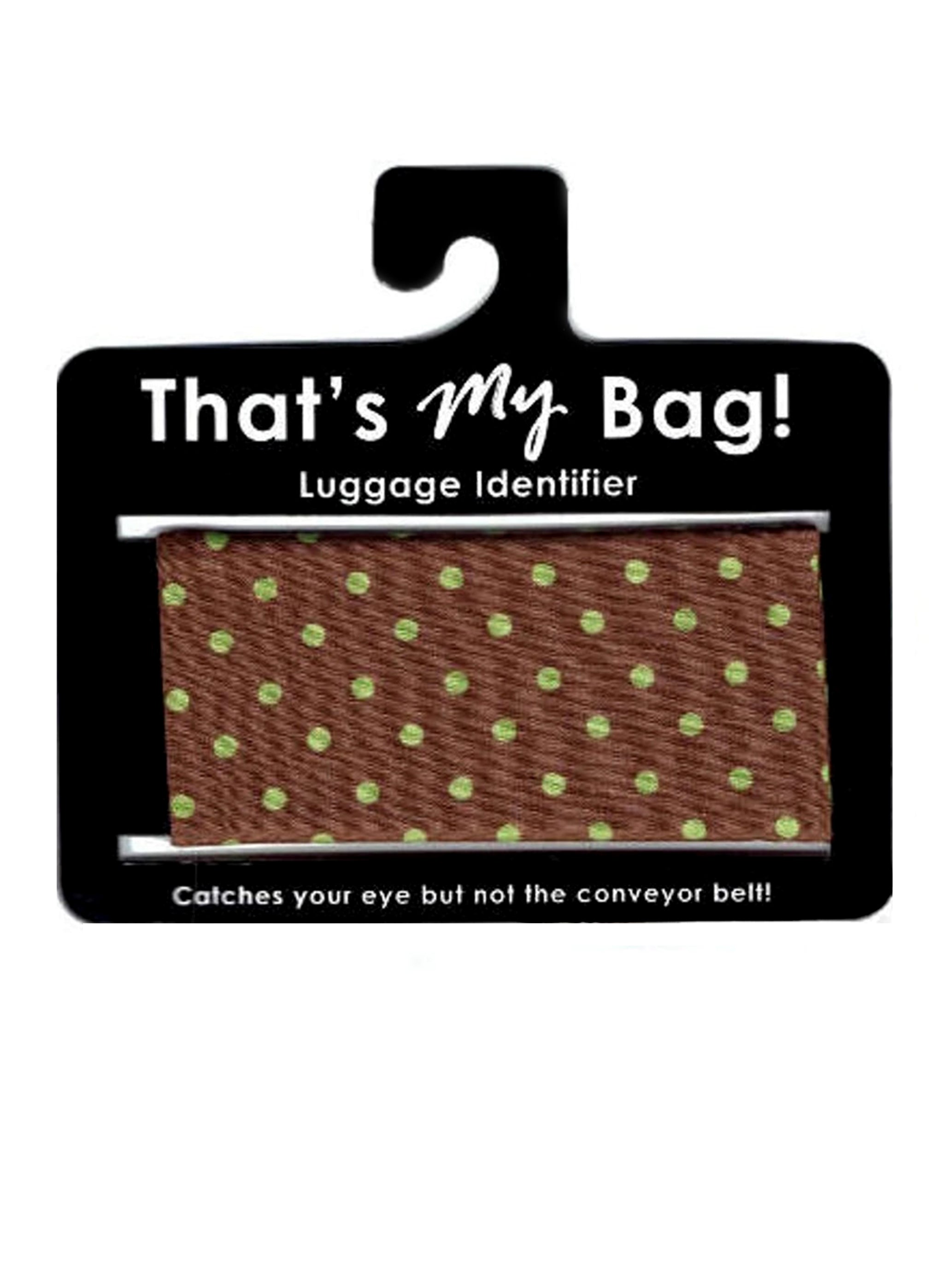 That's My Bag - Green Dot On Brown