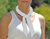 Cooling Tie - Light Blue Check
