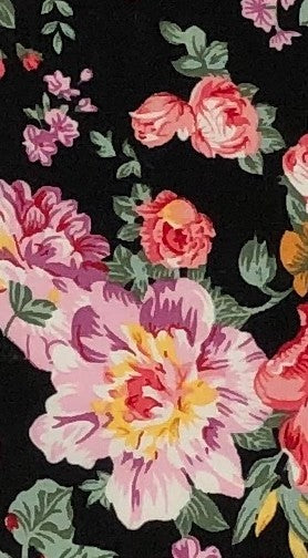 Cooling Tie - Black Bouquet