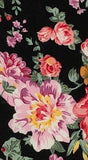 Cooling Tie - Black Bouquet