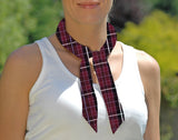 Cooling Tie - Red Plaid