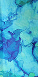 Cooling Tie -  Aqua Watercolour