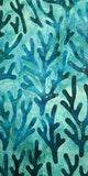 Cooling Tie -  Teal Coral Batik