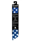 Cooling Tie -  Navy Polka Dot