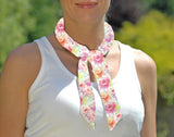 Cooling Tie -  Blooming Rose