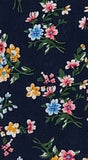 Cooling Tie - Navy Freesia